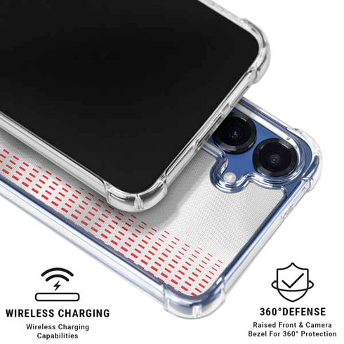 Tunisia Soccer Flag Galaxy S25 Clear Case